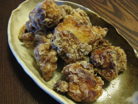 簡単♪　鶏のピリ辛唐揚げ