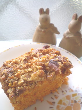くるみが美味しいにんじんケーキ♪