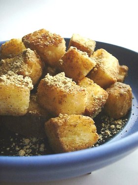 給食の揚げパン風■きな粉ラスク■
