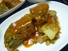 キャベツ＆ミンチで簡単ケチャップ煮