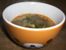 辛い物好きによる辛い物好きの為のスープ
