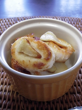フライパンで簡単☆お麩のアップルパイ