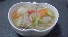 カニ缶と白菜の煮浸し風