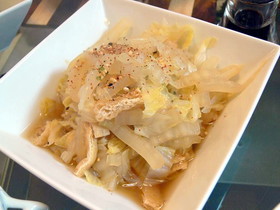 「寅福」風！白菜とお揚げの煮浸し
