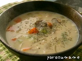 北海道豆乳チャウダー
