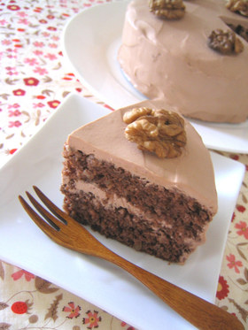 くるみ✿ฺチョコケーキ