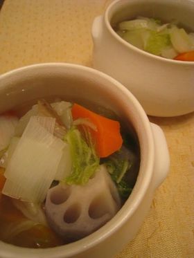 根菜たっぷりスープ