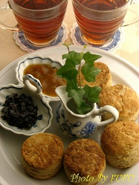 FUFUで楽しむTea～甘酒スコーン
