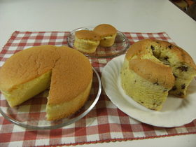 ふわっふわっのシンプルシフォンケーキ♪