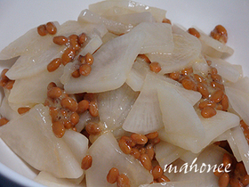 漬物は1％の塩でღおしんこ納豆ღ