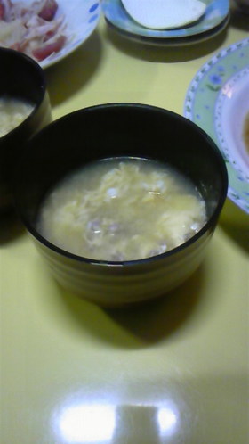 焼肉屋さんのタマゴスープ