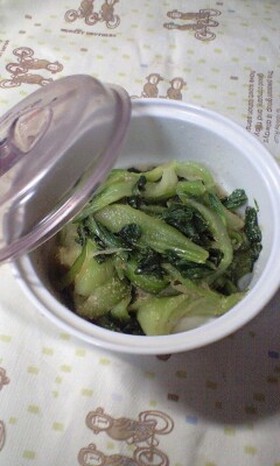 チンゲン菜のごまごま簡単あえもの