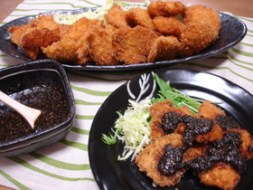 我が家のチキンカツ＆特製ソース♫