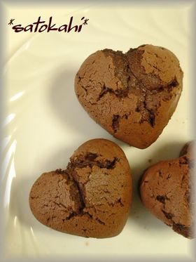 バレンタイン仕様❤簡単・ココアケーキ❤