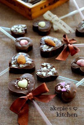 バレンタイン♥ハートのチョコスティック♥