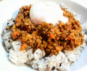 カレー粉で作る簡単ドライカレー