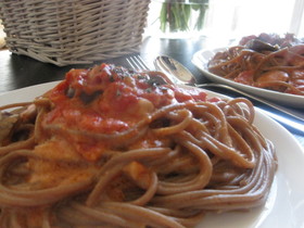 初心者におすすめ！トマトクリームパスタ