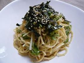 ♦簡単♦明太子と水菜のパスタ♦
