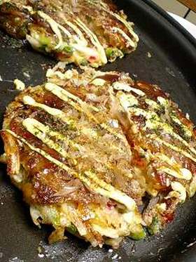 お好み焼き～牛すじ＆こんにゃく入り