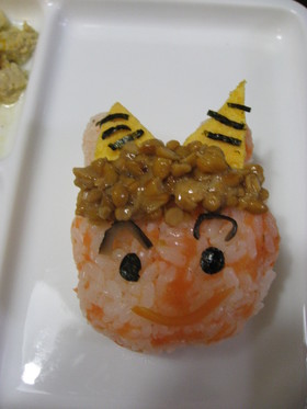節分に♪　離乳食&幼児食　赤鬼ご飯
