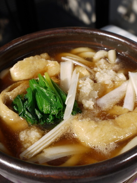 カゼも吹っ飛ぶ!熱々あんかけきつねうどん