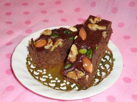 ナッツのチョコブラウニー