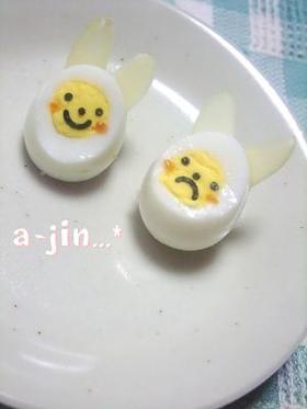 お弁当に✿うずらうさぎ
