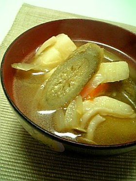 風邪に効く！長芋でけんちん汁