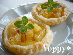 *冷凍パイシートで♡簡単 アップルパイ*