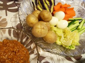 大好き！野菜の肉味噌！！