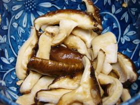 生シイタケのチン