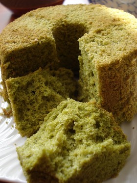 シフォンケーキ　抹茶