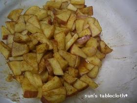 レンジで簡単☆林檎のソテー