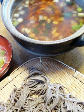 長野で食べた　とうじ蕎麦