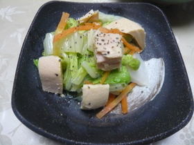 レンチン５分de　白菜