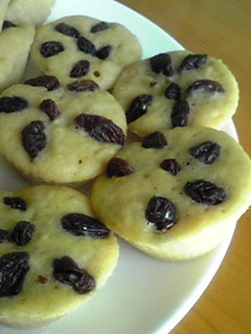 きなことバナナのレンジ蒸しパン