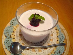計量いらず☆ブルーベリーのムース風