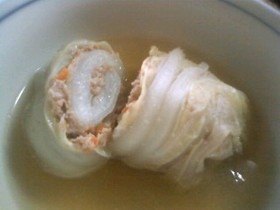 白菜のひき肉ロール