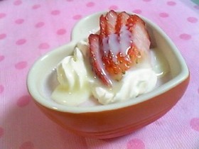 苺プリン