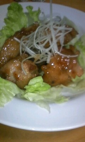 超簡単！ダイエット照り焼きチキン？