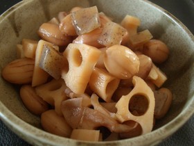 落花生煮♪圧力鍋で炊きました