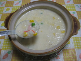 簡単！土鍋で作るクリーミー豆乳リゾット