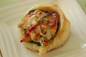 グリルチキンの一口パイ
