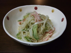 大根ときゅうりの中華風サラダ
