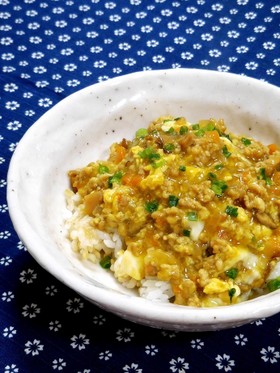 いつもと違う☆　カレー親子丼