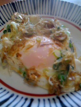 ねぎ・おかかタップリ♡目玉焼き