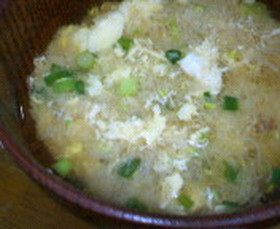 アルファルファの味噌汁