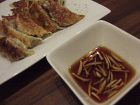 やさしいお酢で餃子のタレ☆彡