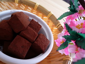 簡単だった、生チョコ。