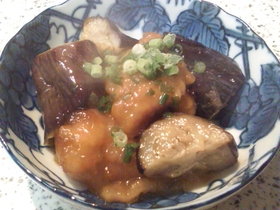 ★鶏肉とお茄子の南蛮煮☆